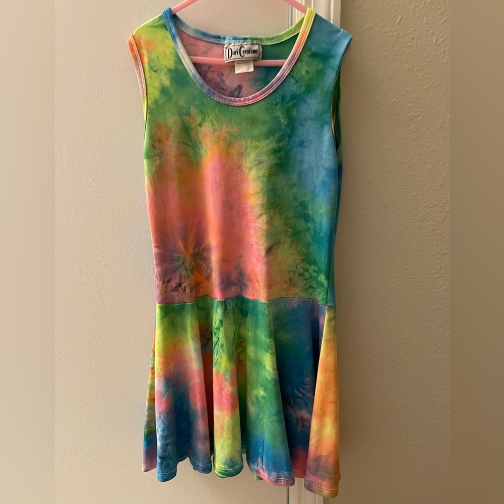 Dori Creations Girls Sleeveless Dress Tie Dye Size 10 Like New